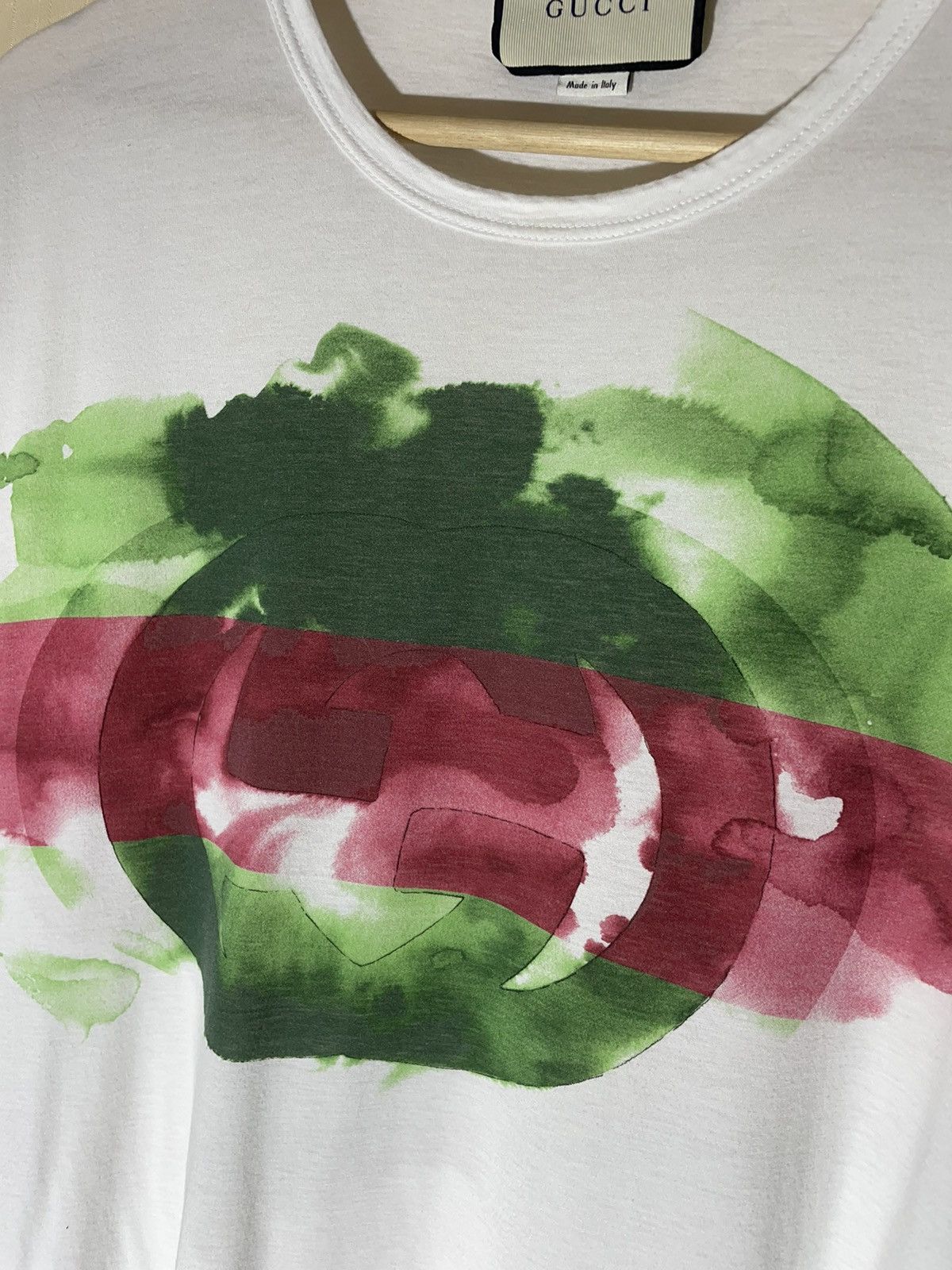 Gucci Gucci watercolor T shirt Size US XL / EU 56 / 4 - 3 Thumbnail