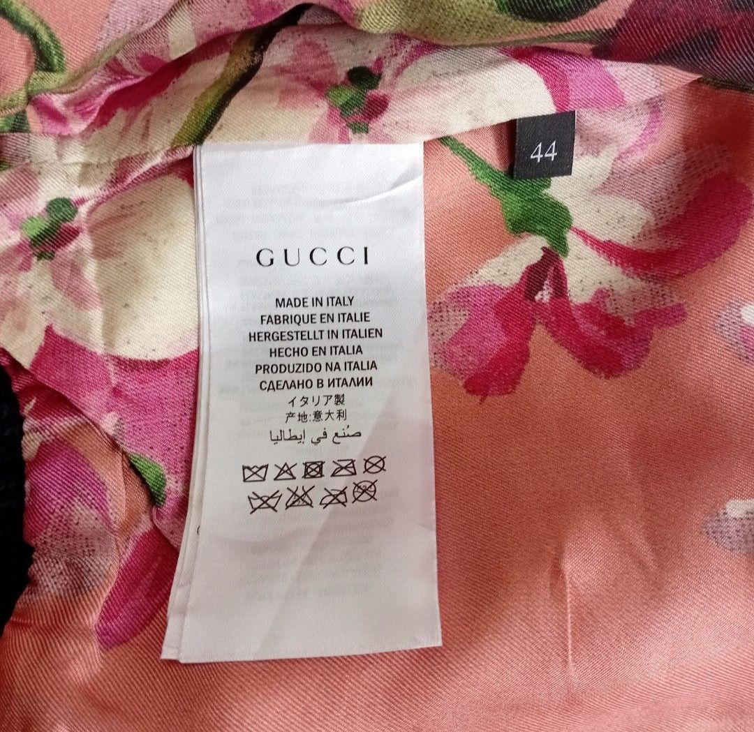 Gucci Crackle Bomber Leather Jacket in size 44IT(S) Size S / US 4 / IT 40 - 8 Thumbnail