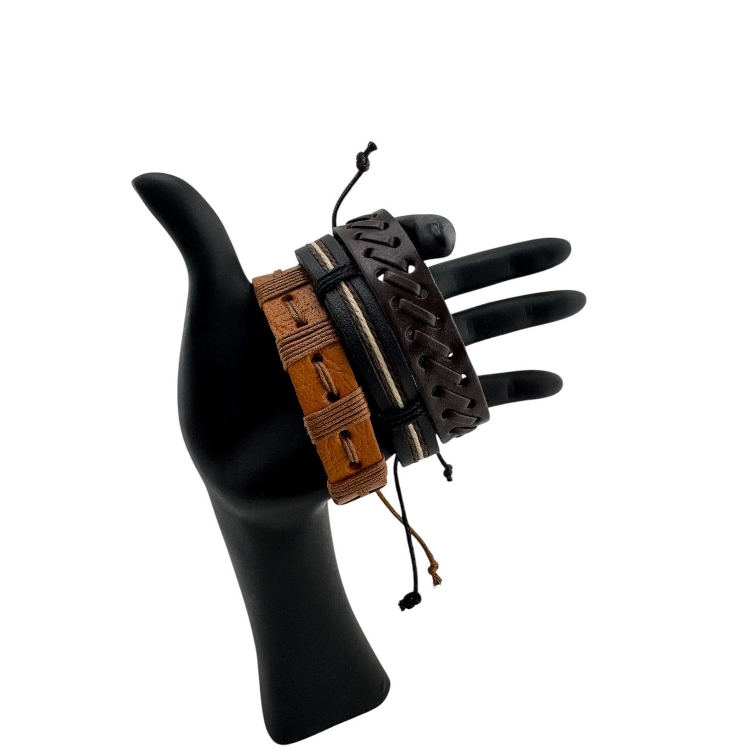 Other Rogue Wristbands: Triad of Leather Anarchy Size ONE SIZE - 3 Thumbnail