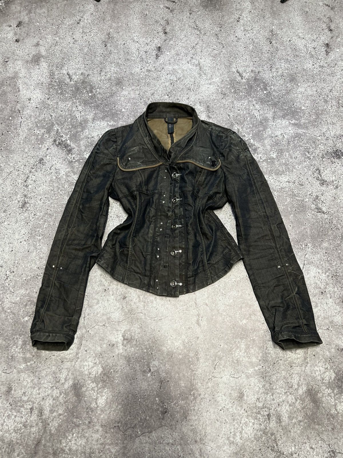 Hysteric Glamour 00s Napoleon Military Jacket Gothic YSL PPFM Balmain Vibe Size M / US 6-8 / IT 42-44 - 2 Thumbnail