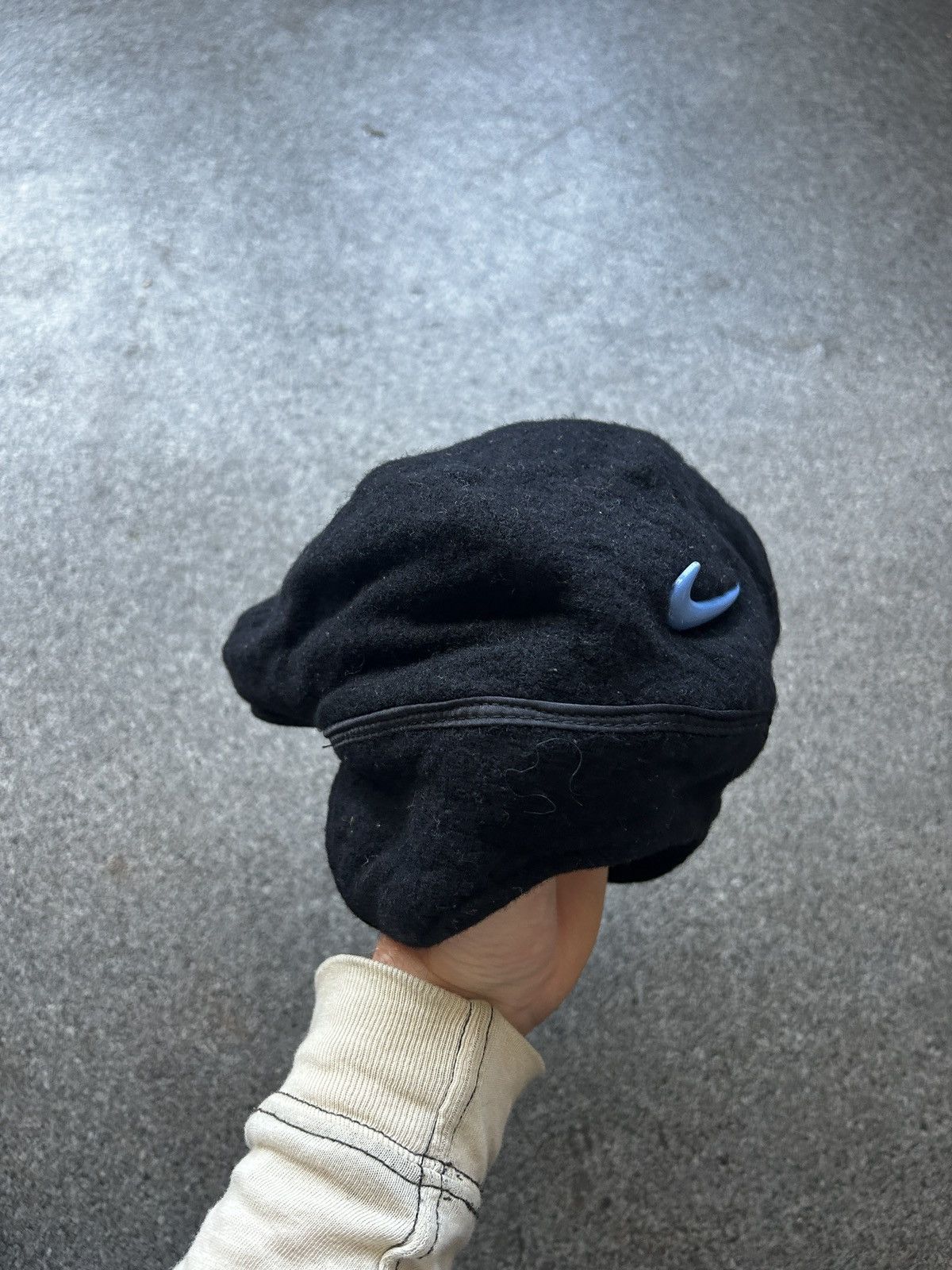 Nike × Vintage Vintage Nike Wool Y2K Flat Cap Hats Size ONE SIZE - 4 Thumbnail