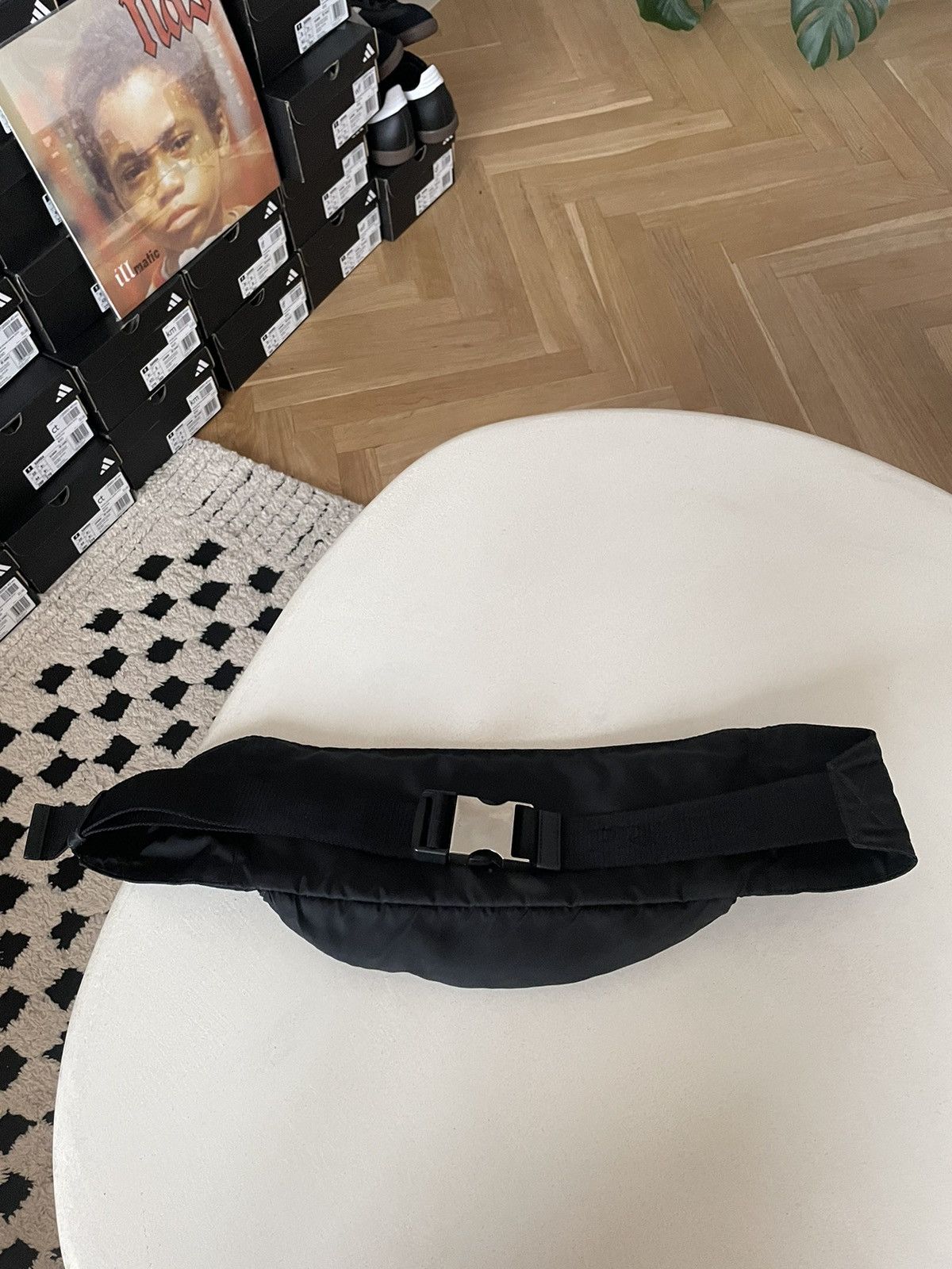 Prada Prada Nylon Waist Belt Bag Black Designer Luxury Streetwear Size ONE SIZE - 2 Thumbnail