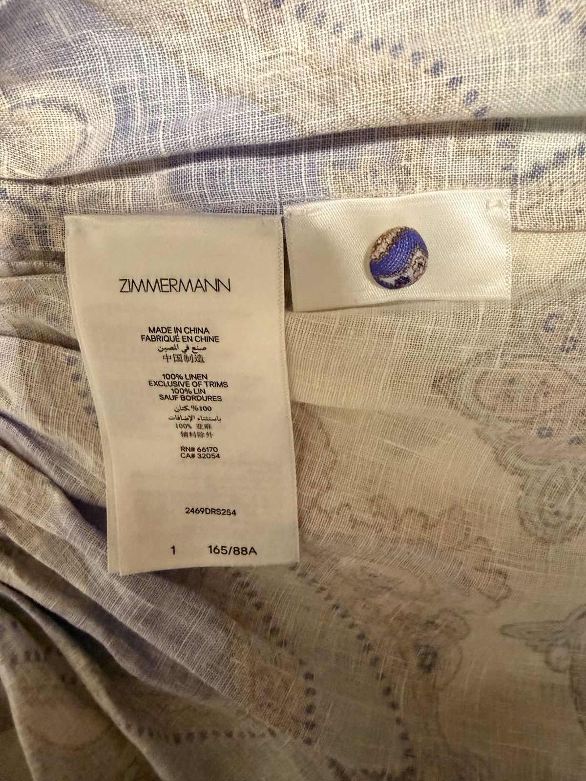 Zimmermann Zimmermann Paisley Mini Dress — Size 1 / US 6 — New Size S / US 4 / IT 40 - 10 Thumbnail