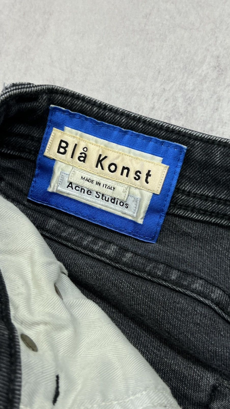 Acne Studios Acne Studios Bla Konst Peg Used blk jeans denim pants Size 29" - 8 Thumbnail