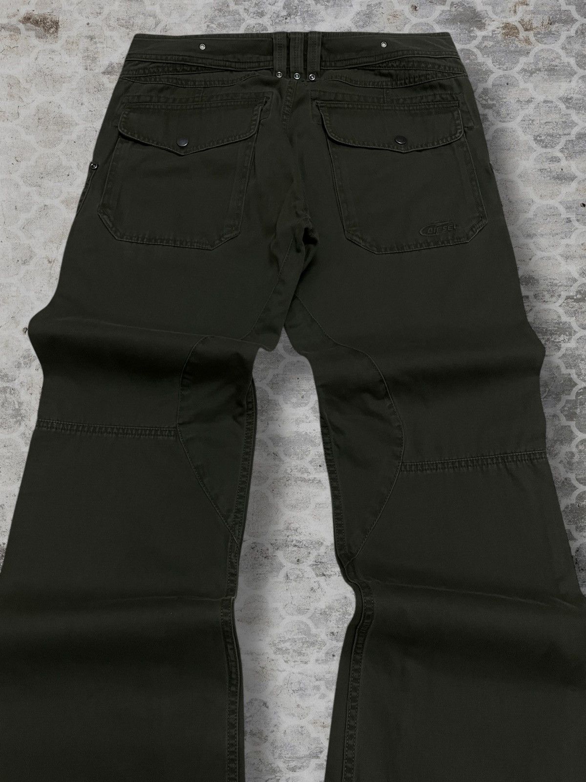 Diesel Vintage Authentic Designer Diesel Carpenter Style Pant Size US 31 - 11 Thumbnail
