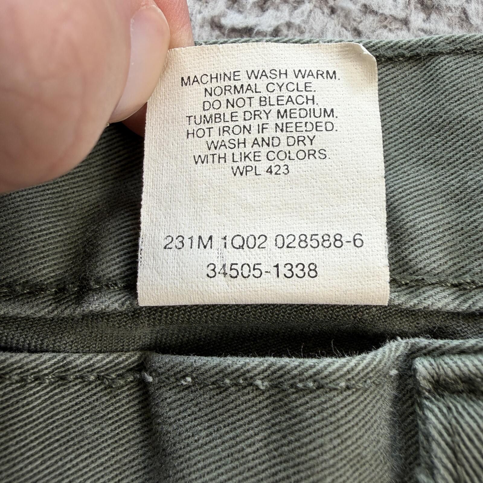 Levi's Levi’s 505 Olive Green Denim Shorts Mens W40 Baggy Skater Size US 40 / EU 56 - 6 Thumbnail