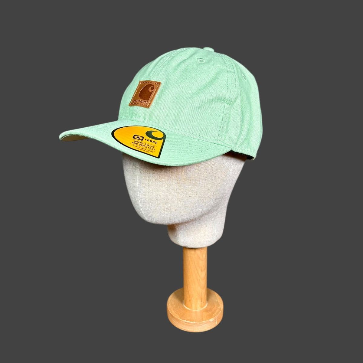 Carhartt Carhartt Men’s Force Light Green Baseball Hat Sz OS Size ONE SIZE - 1 Thumbnail
