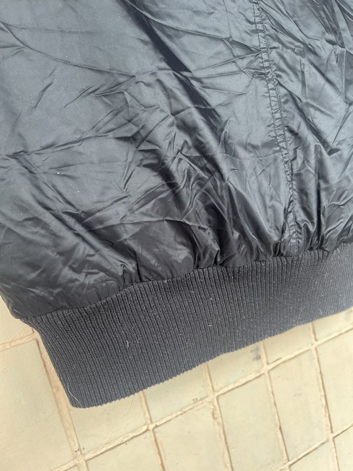 Other Vintage Y2K Yes Or No Black Down Bomber Jacket Avia MA-1 Size S / US 4 / IT 40 - 23 Thumbnail