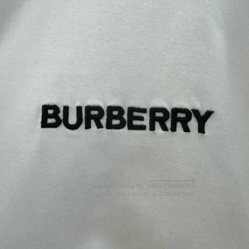Burberry Burberry White Cotton Long Sleeve T-shirt. Size L / US 10 / IT 46 - 4 Thumbnail