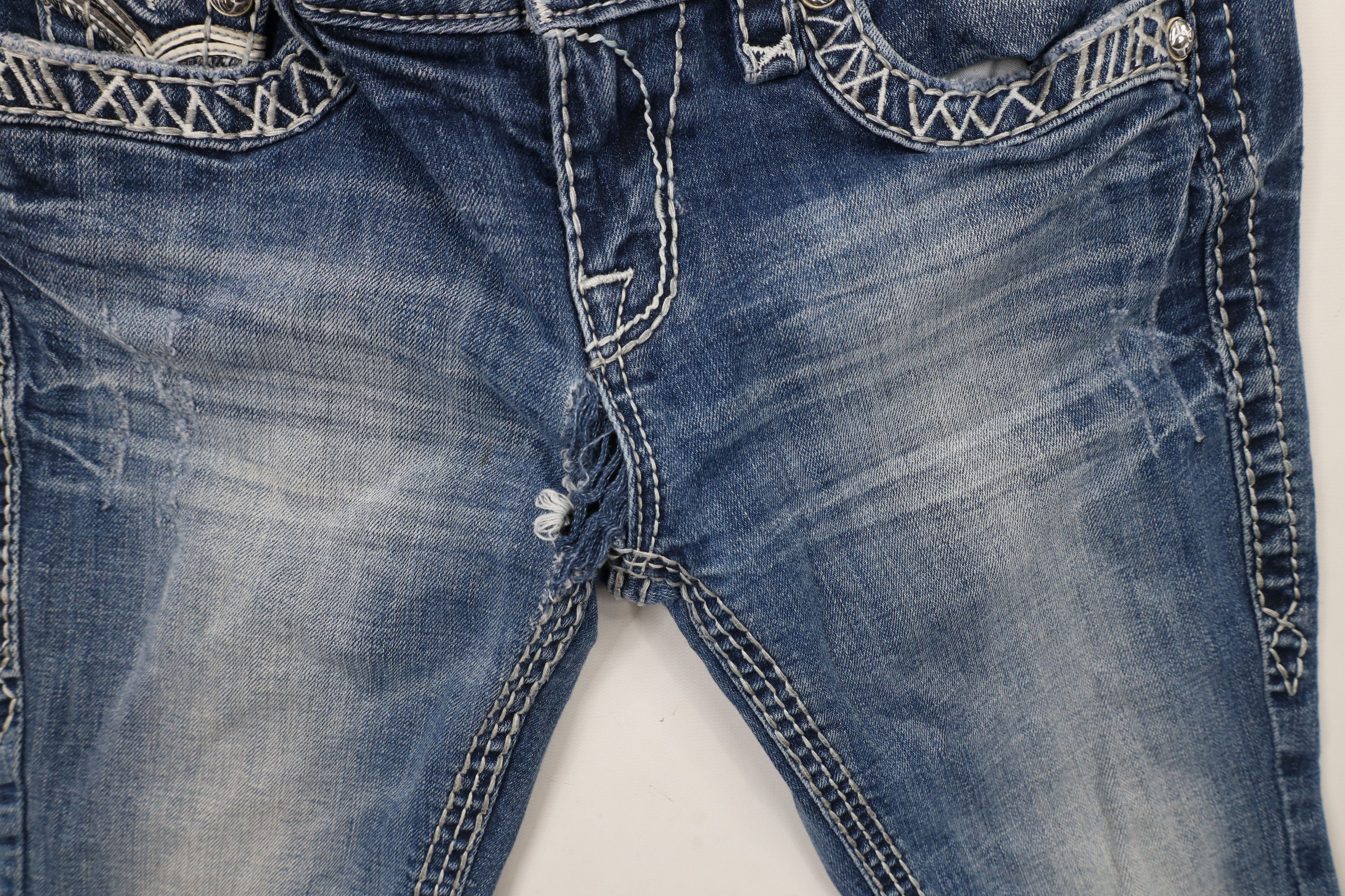 Rock Revival × Vintage Rock Revival Stitch Donna Mid Rise Bootcut Denim Jeans AS IS Size 26" / US 2 / IT 38 - 8 Thumbnail