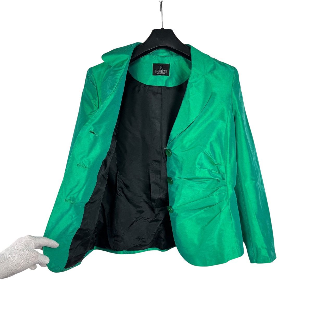 Other Madeleine Silk Blazer Shimmer size DE42 UK16 Size XL / US 12-14 / IT 48-50 - 9 Thumbnail