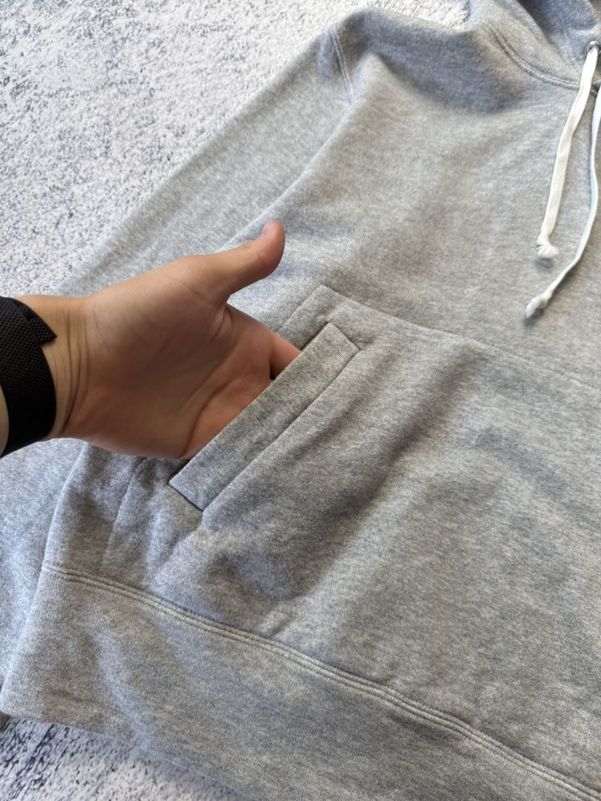 Comme des Garcons PLAY Comme Des Garcons Play CDG Grey Hoodie Sweatshirt Japanese Size M / US 6-8 / IT 42-44 - 12 Thumbnail