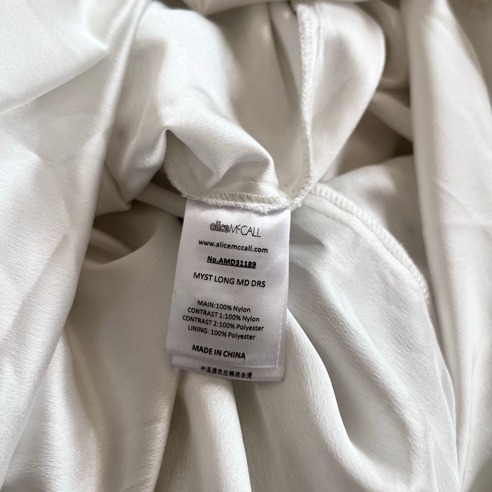 Alice McCall Alice McCall Mysteria White Polka-Dot Tiered Midi Dress Size M / US 6-8 / IT 42-44 - 8 Thumbnail