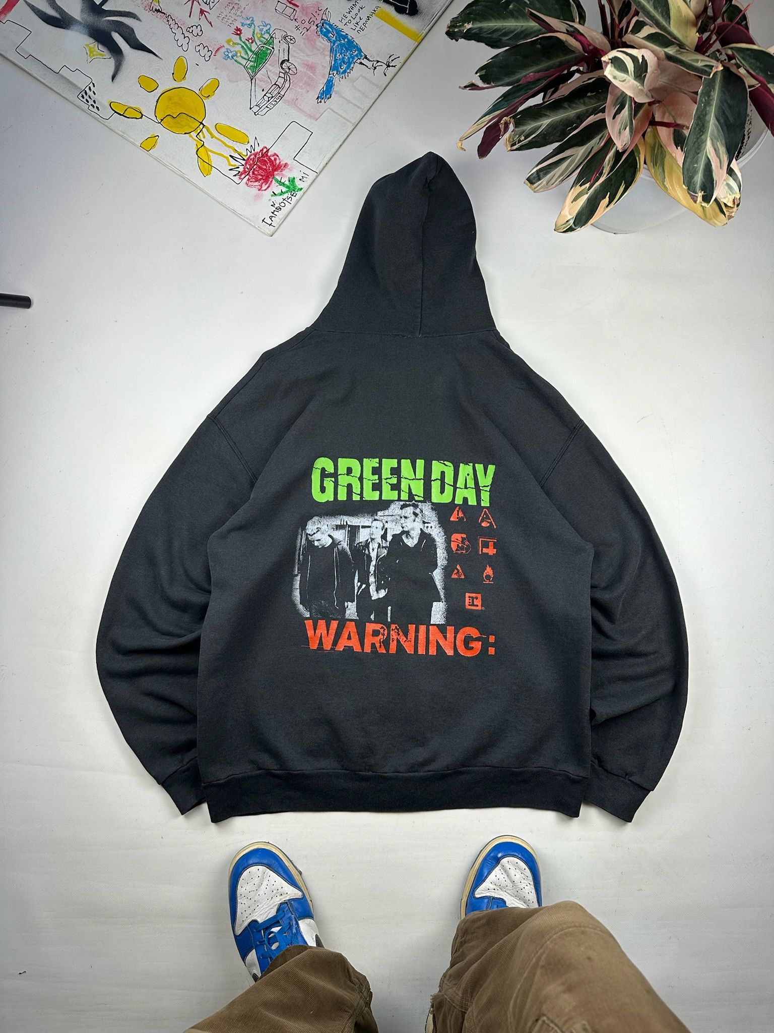 Band Tees VINTAGE 90s GREEN DAY HOODIE ZIP Size US XL / EU 56 / 4 - 1 Thumbnail