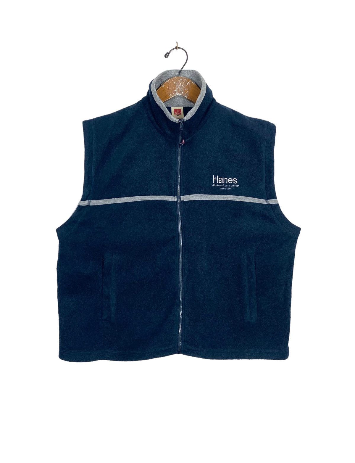 Hanes Rare‼️ Hanes Gilet Fleece Vest Size US M / EU 48-50 / 2 - 1 Thumbnail