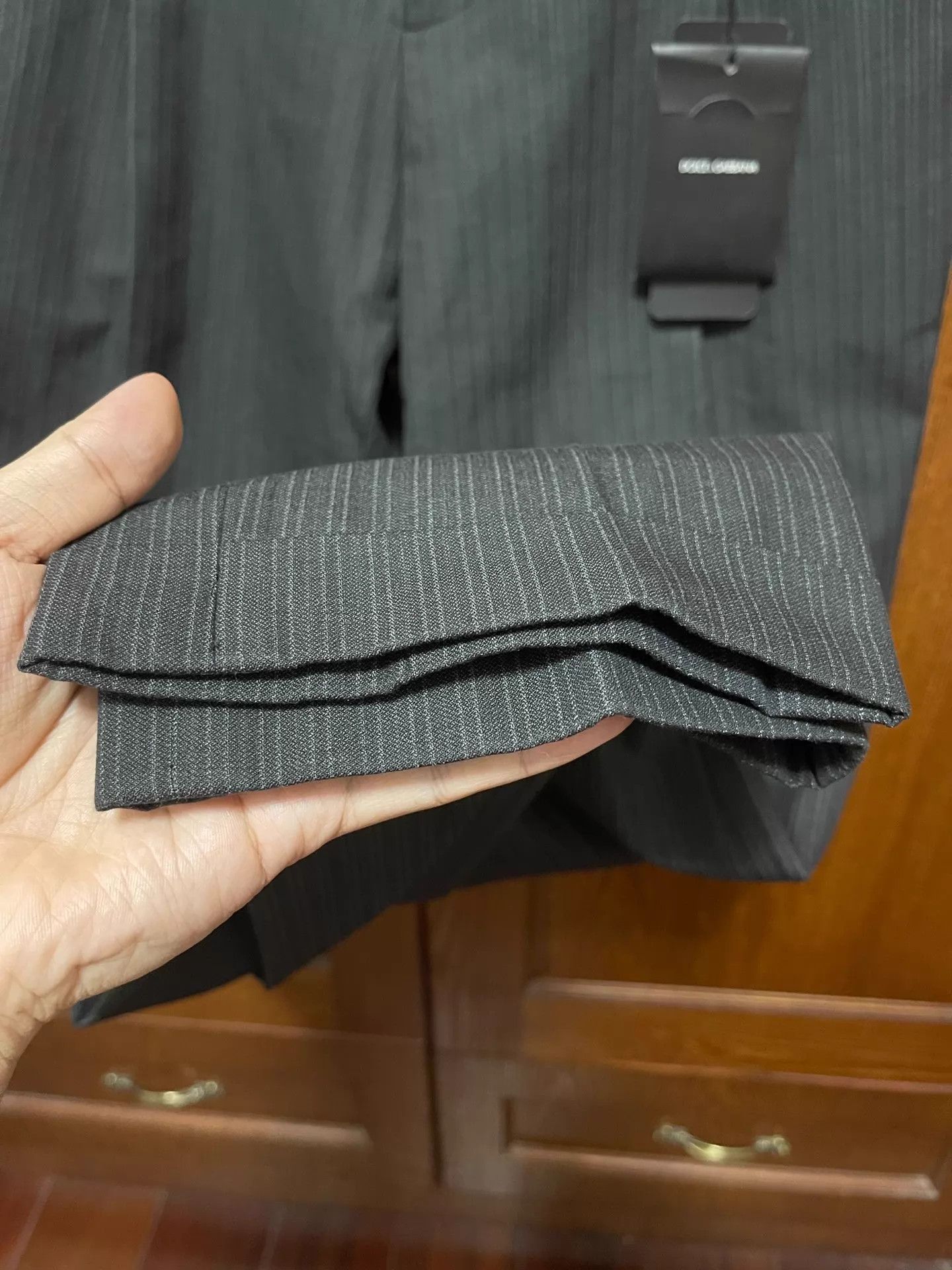 Dolce & Gabbana Dolce&Gabbana Slim Fit Wool Blend Trousers 44 Size US 44 / EU 60 - 5 Thumbnail