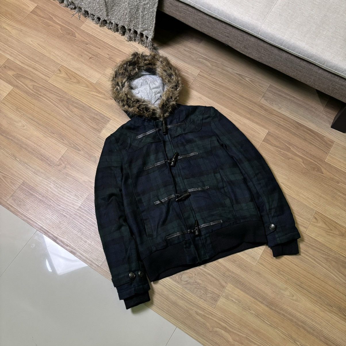 in the attic インジアテック fur jacket Y2K L InTheAttic bondage