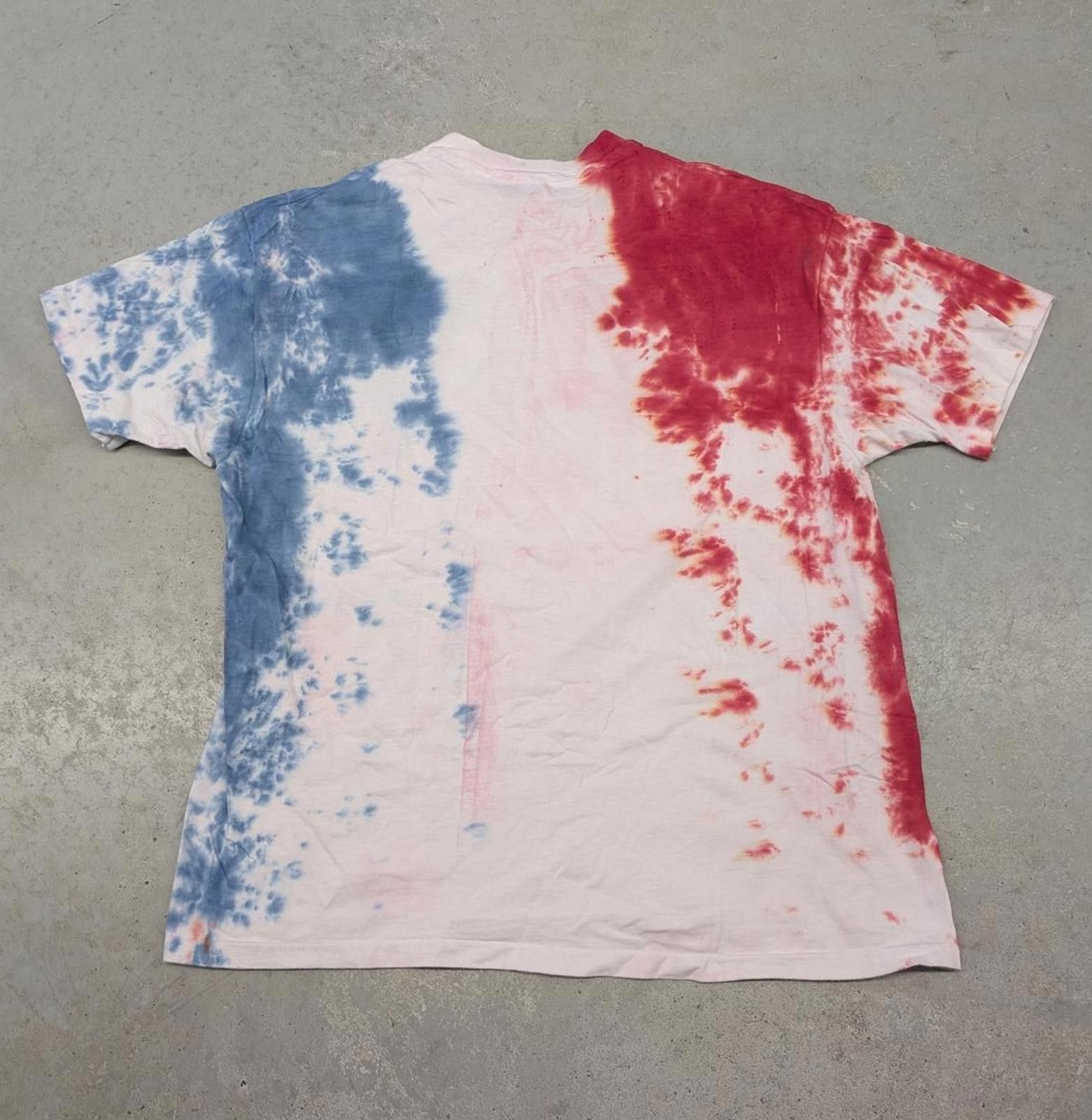 Hanes Vintage 90s Kansas City USA Tie Dye t-shirt Size US XL / EU 56 / 4 - 4 Thumbnail