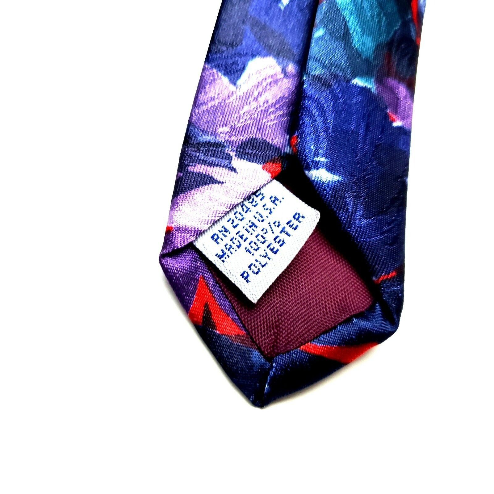 Pierre Cardin Pierre Cardin Polyester Tie Multi Colored Abstract Classic Size ONE SIZE - 4 Thumbnail