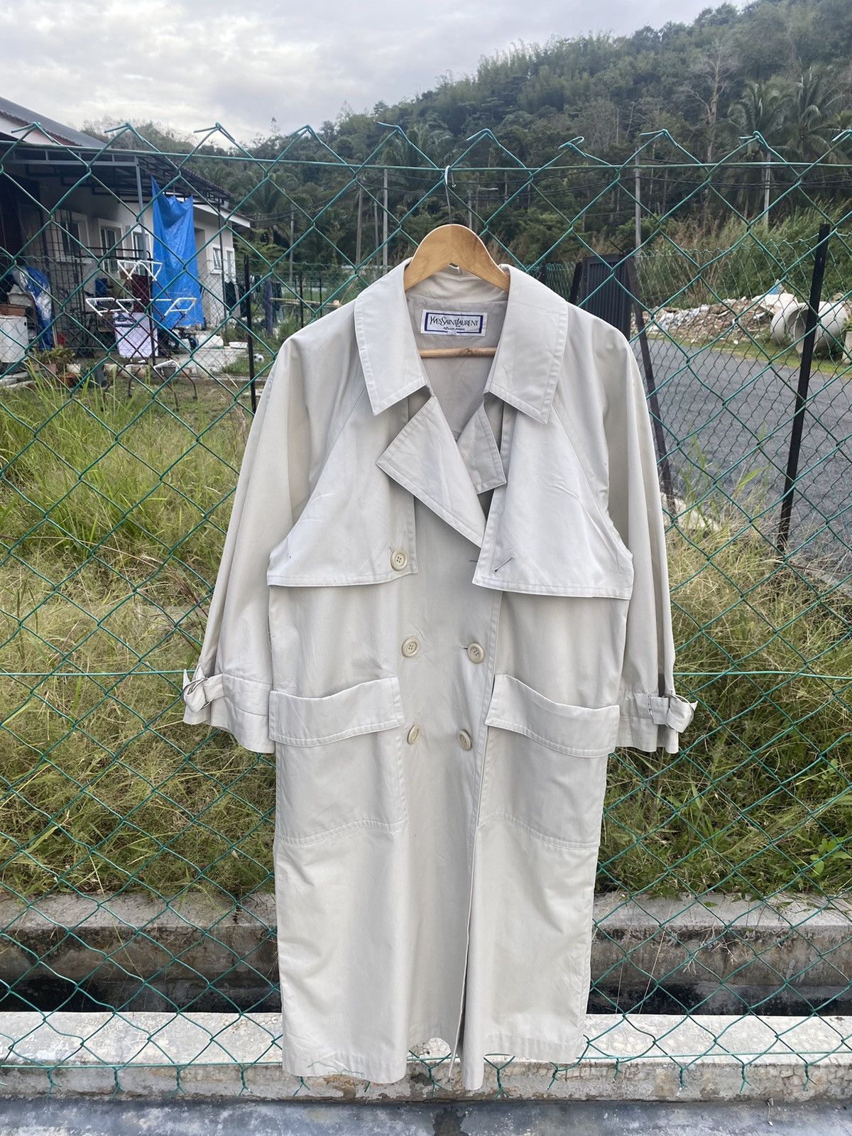 Yves Saint Laurent Yves Saint Laurent trench coat Size L / US 10 / IT 46 - 1 Thumbnail