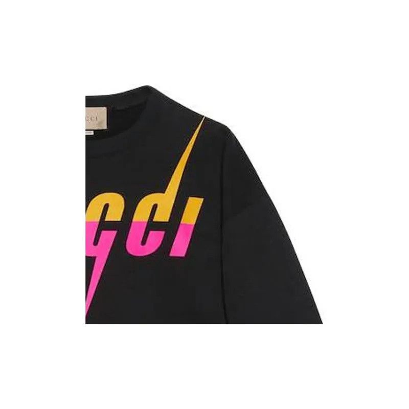 Gucci o1s1wg110225 Cotton Jersey Printed Sweatshirt in Black Size US S / EU 44-46 / 1 - 4 Thumbnail
