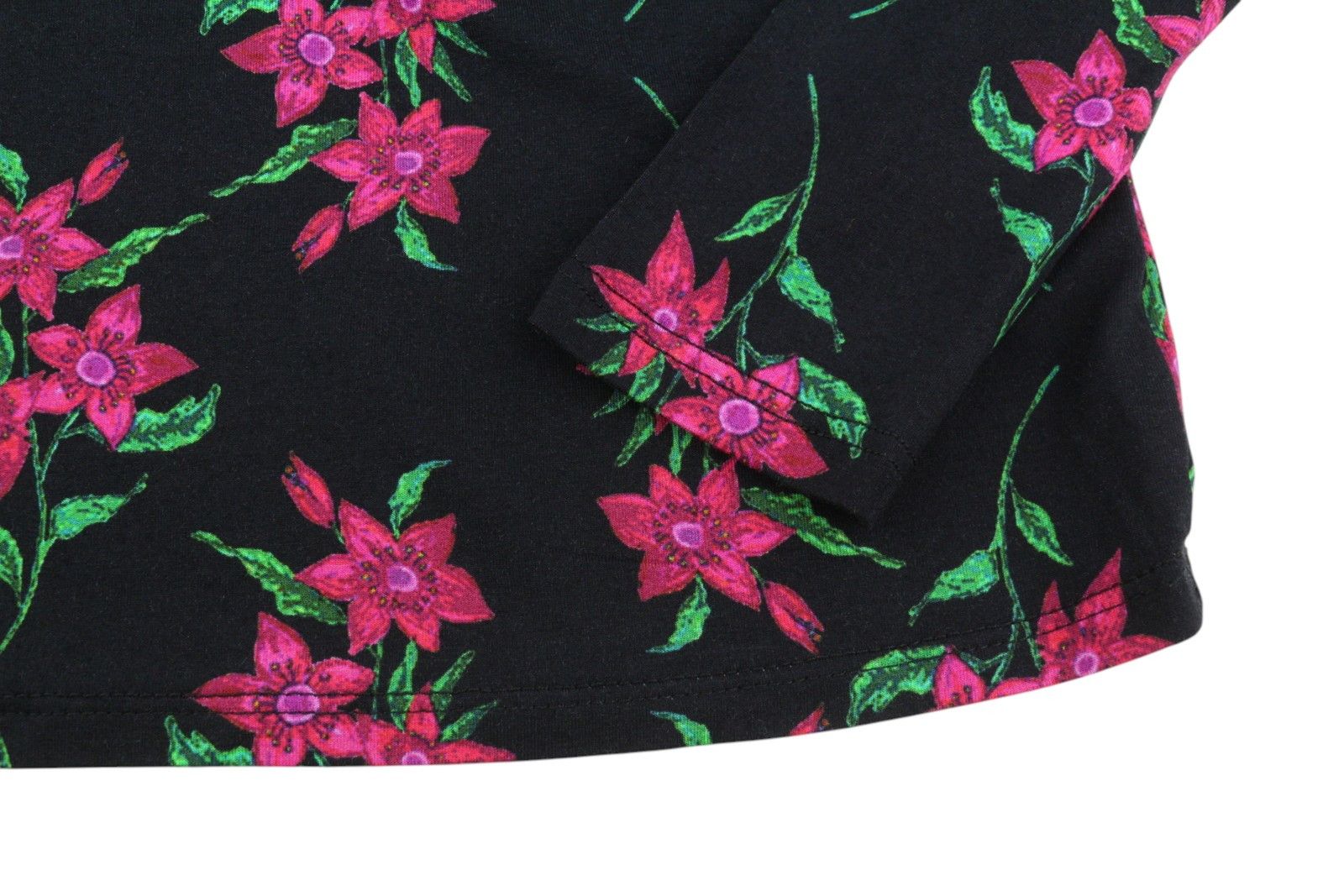 Desigual TS KIM M Black Floral Open Back Blouse 88939 Size M / US 6-8 / IT 42-44 - 6 Thumbnail