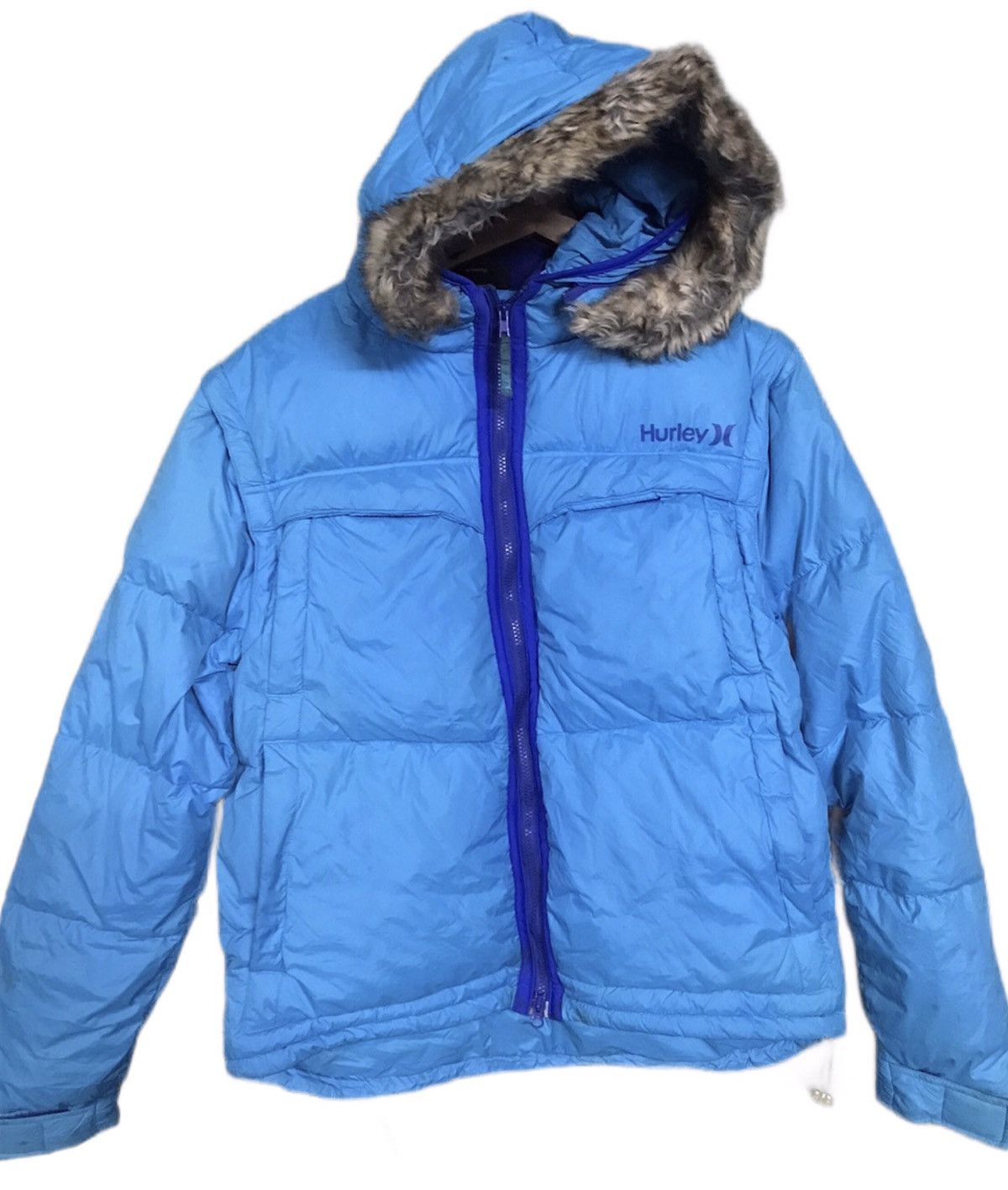 Hurley Hurley Puffer Jaket Small Logo Fullzip Size US L / EU 52-54 / 3 - 1 Thumbnail