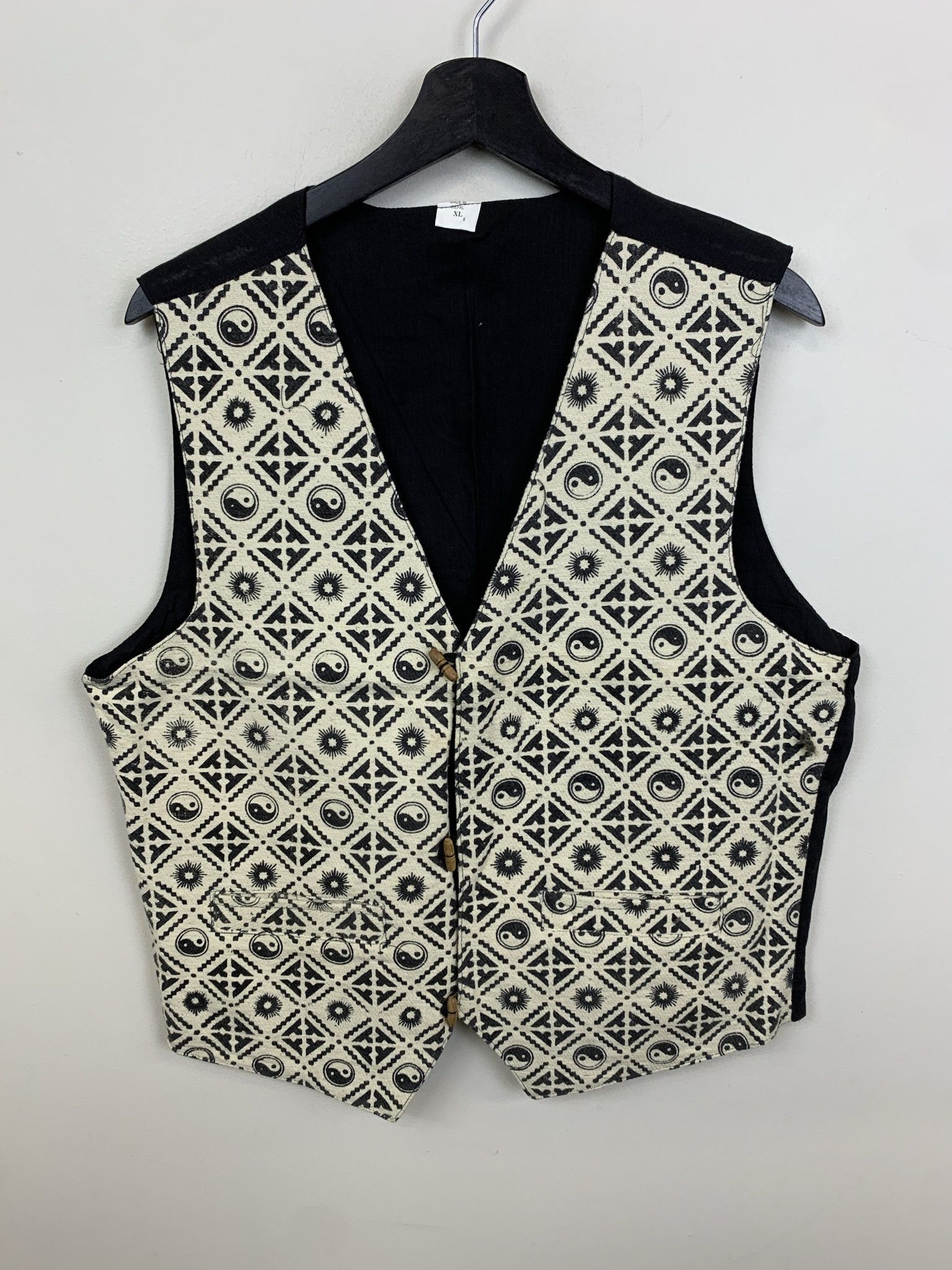 John Galliano × Vintage John Galliano Gazette News Paper Down Vest