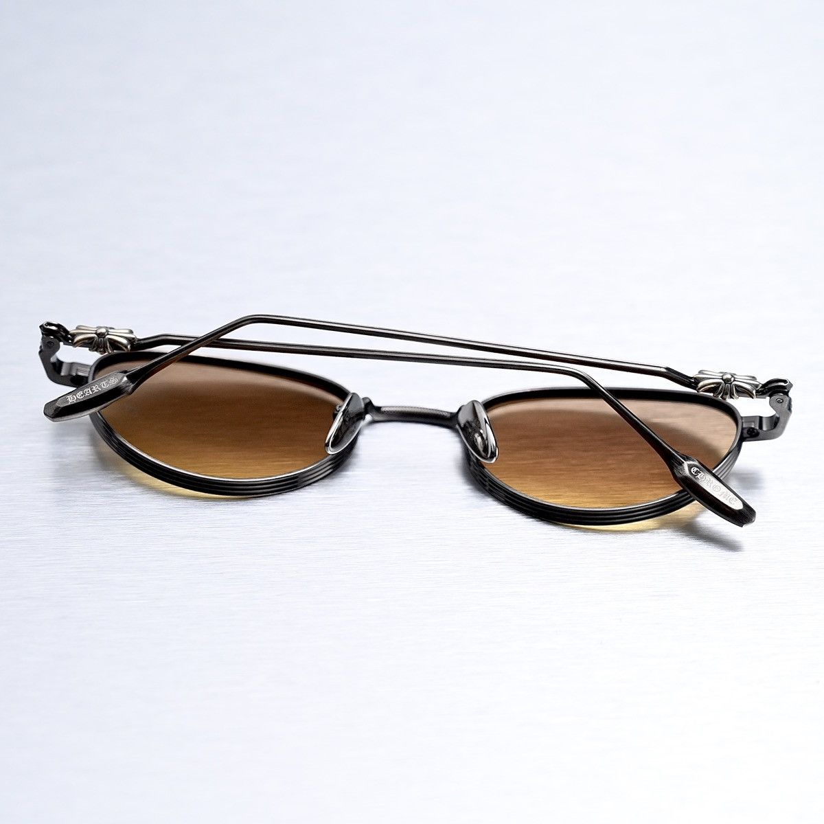 Chrome Hearts CHROME HEARTS CLITORIAL ANTIQUE SILVER SUNGLASSES Size ONE SIZE - 7 Thumbnail