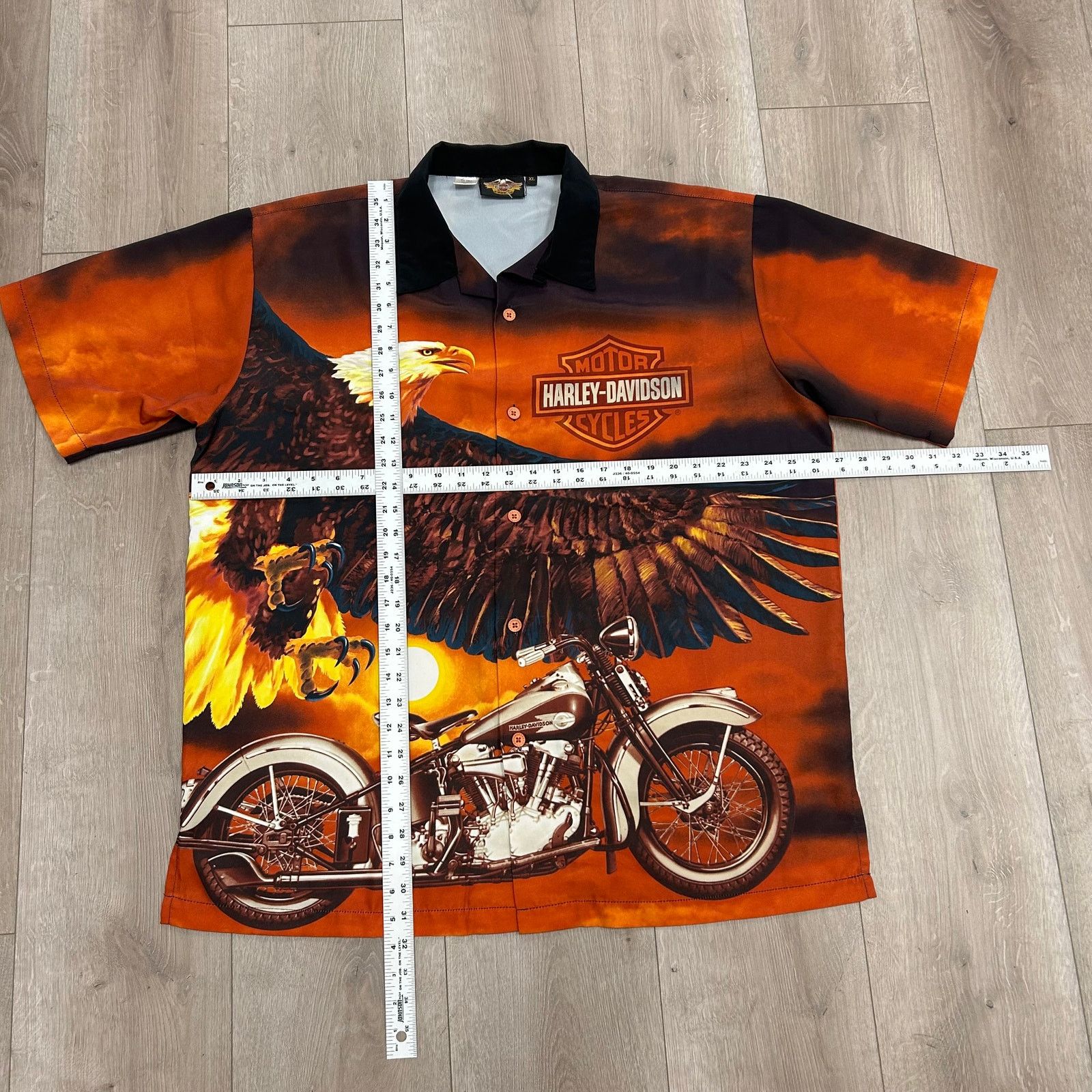 Harley Davidson Harley Davidson Eagle Sunset Biker Button Up Shirt size XL Size US XL / EU 56 / 4 - 5 Thumbnail