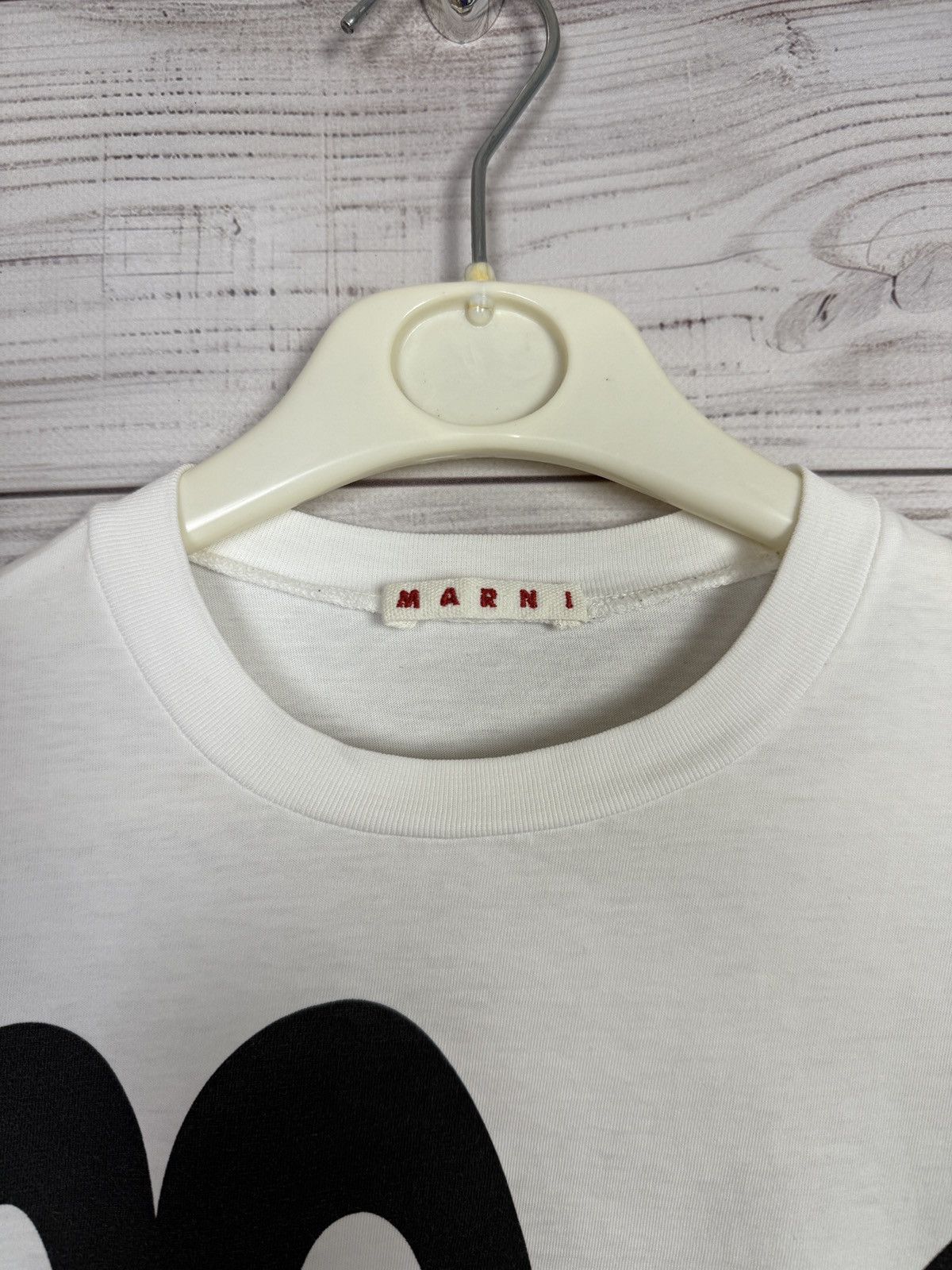 Marni Marni Luxury tee big over print logo Size US S / EU 44-46 / 1 - 6 Thumbnail