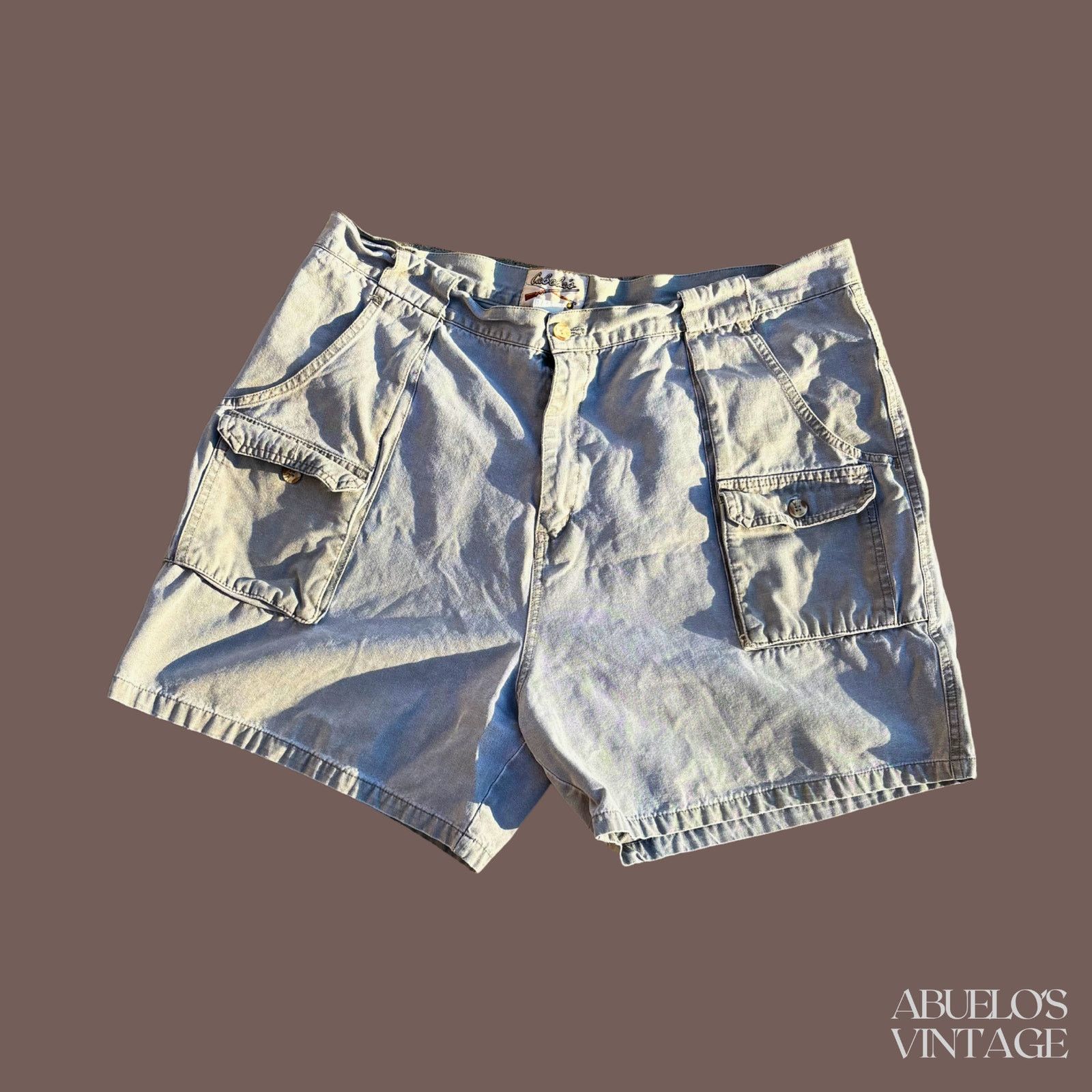 Cabelas VTG Cabela’s Cargo Shorts | Utility Workwear Size US 38 / EU 54 - 1 Thumbnail