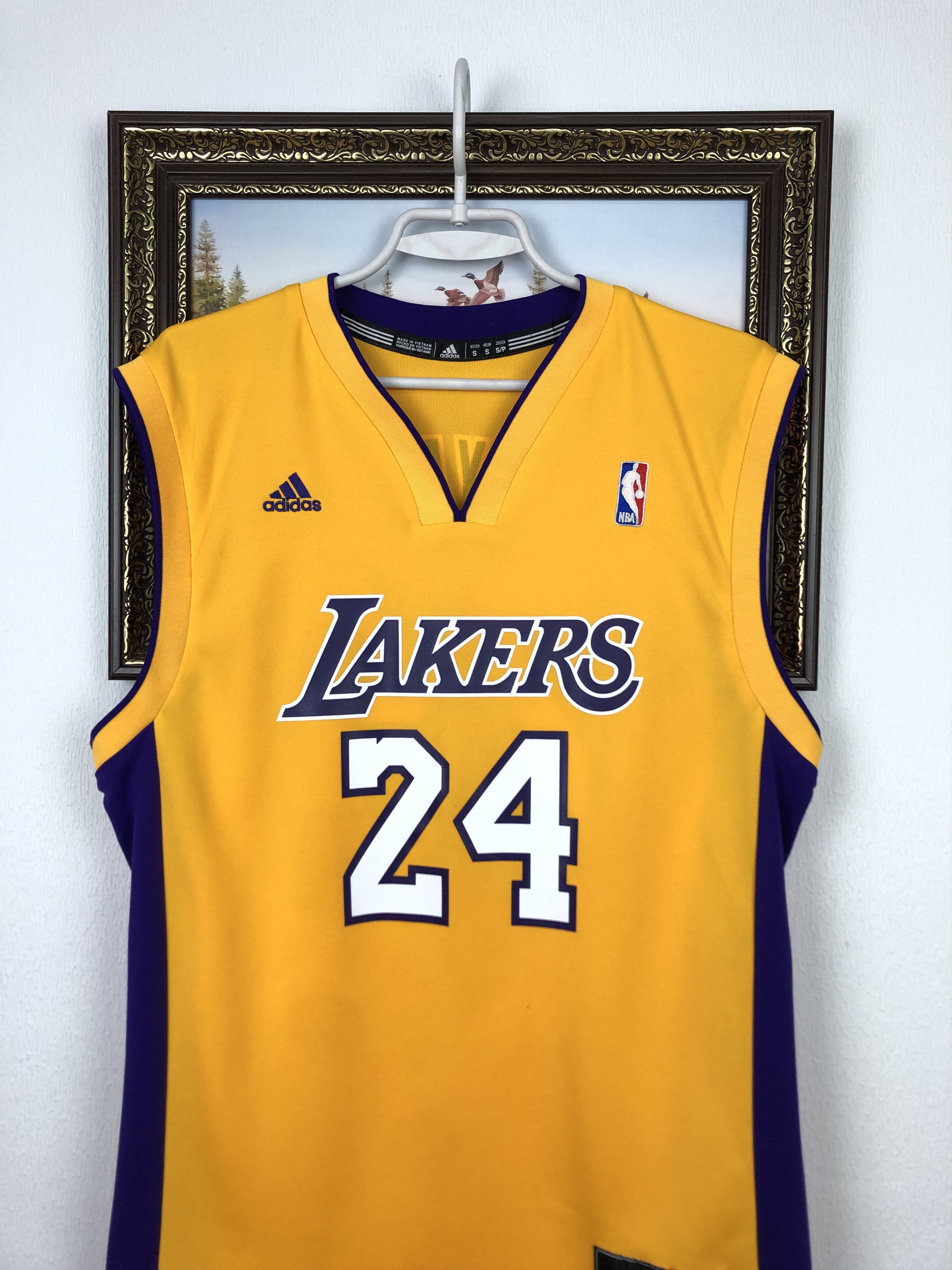 Adidas Adidas Los Angeles Lakers Bryant Yellow NBA Jersey Tee Size US S / EU 44-46 / 1 - 2 Thumbnail