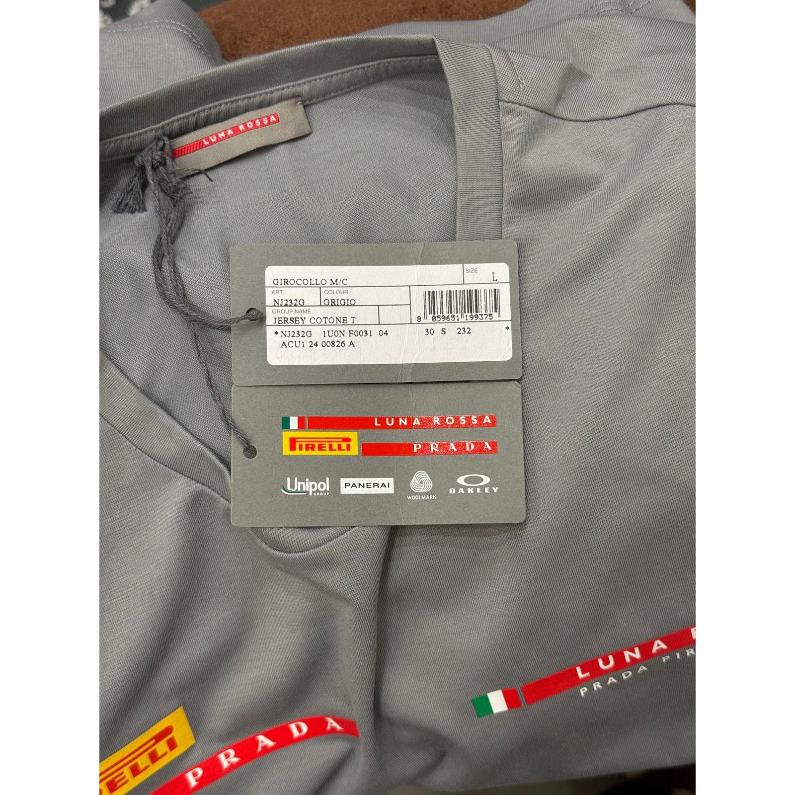 Prada 2020s Prada Luna Rossa t-shirt- new Size L / US 10 / IT 46 - 7 Thumbnail
