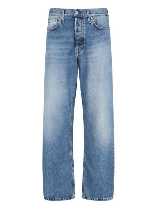 Sunflower SUNFLOWER Men Denim Pants 5078 LOOSE MID BLUE Blue Size US 33 - 1 Thumbnail