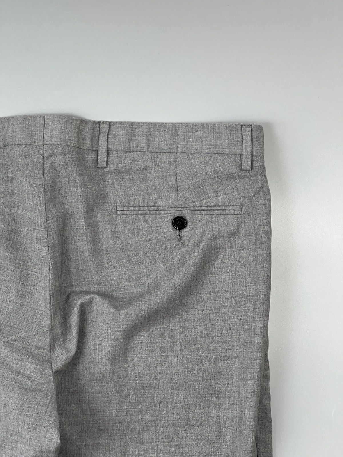 Burberry Burberry London Gray Wool Trousers (Y0530) Size US 40 / EU 56 - 12 Thumbnail