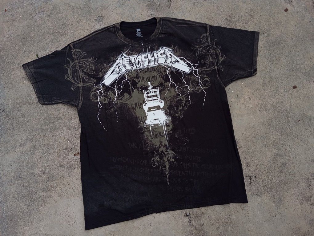 Metallica NOS 2008 Metallica Ride The Lightning tshirt 🤘🎸 Size US XXL / EU 58 / 5 - 2 Thumbnail