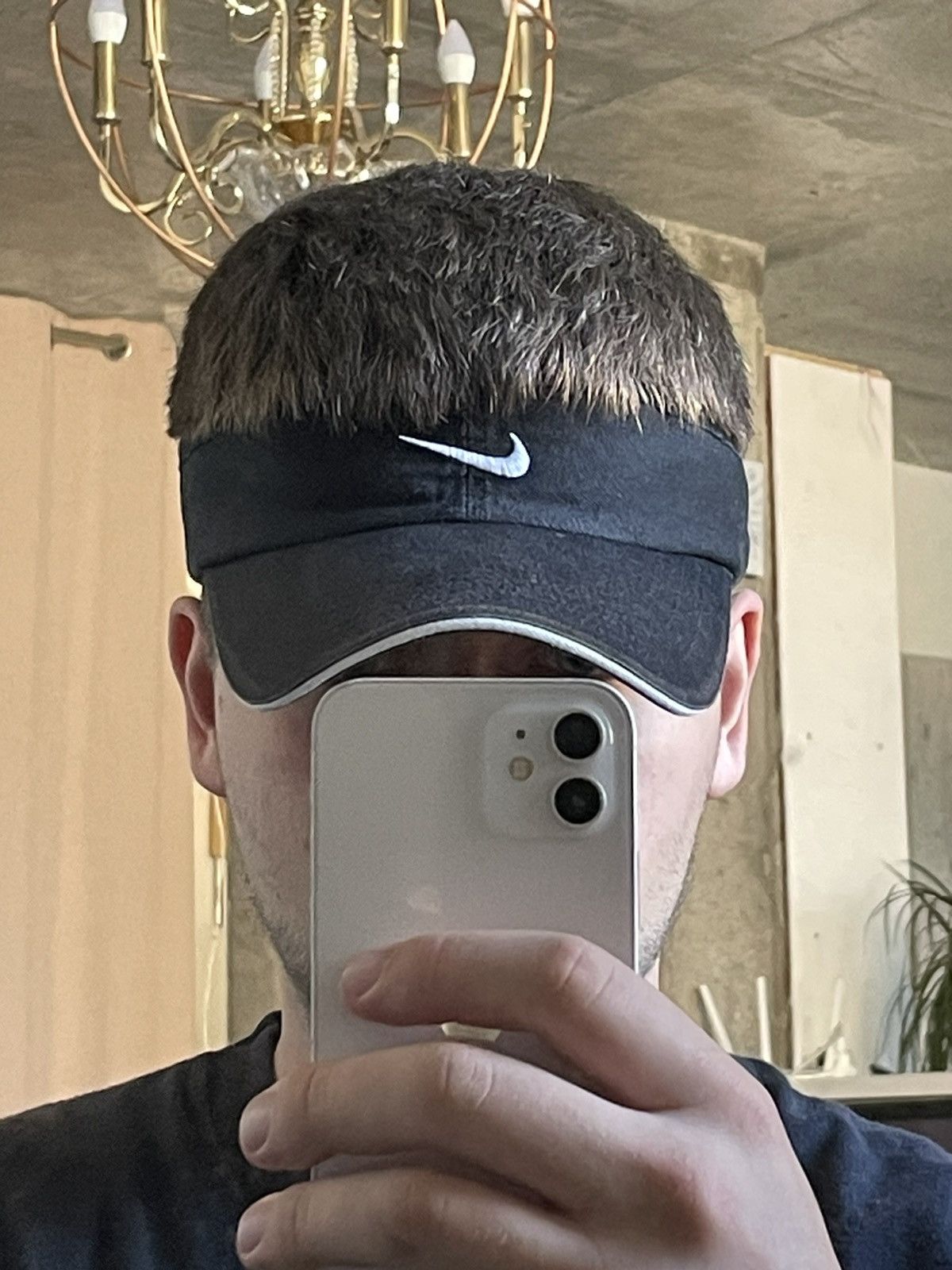 Nike ACG × Vintage Vintage Nike Visor Swoosh Drill Y2k Adult Hypebeast Size ONE SIZE - 3 Thumbnail
