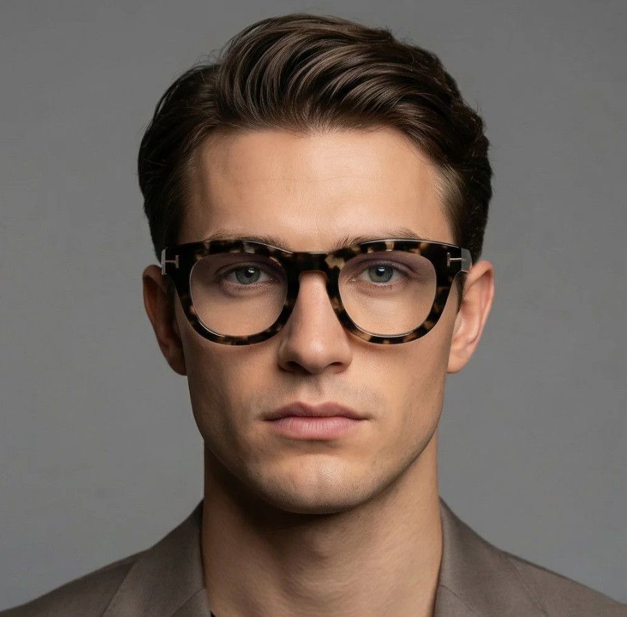 Tom Ford Tom Ford Men Eyeglasses Square FT5873-B 005 NEW AUTHENTIC Size ONE SIZE - 8 Thumbnail
