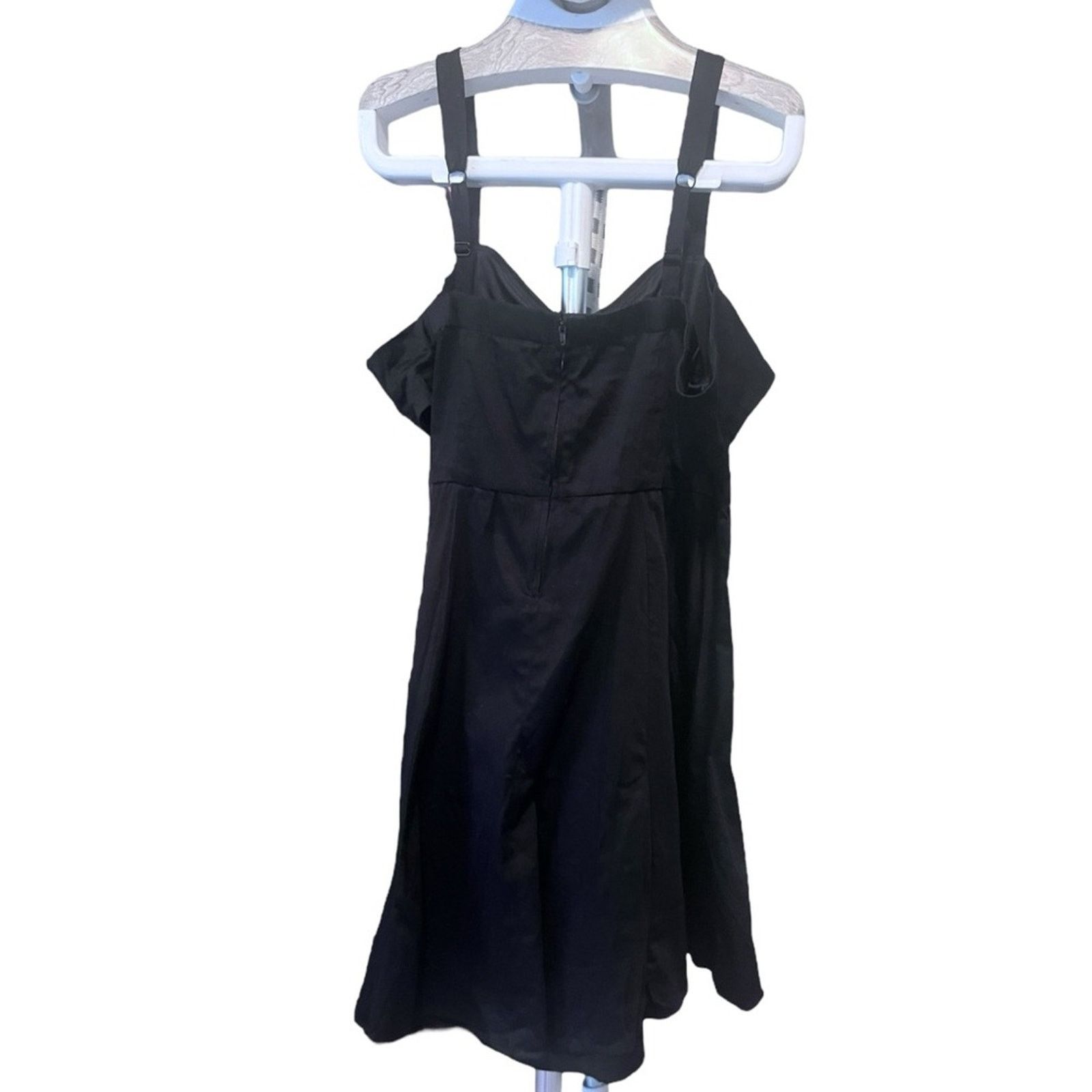 Other Torrid Black Off the Shoulder Mini Dress with Peter Collar Size XL / US 12-14 / IT 48-50 - 2 Thumbnail
