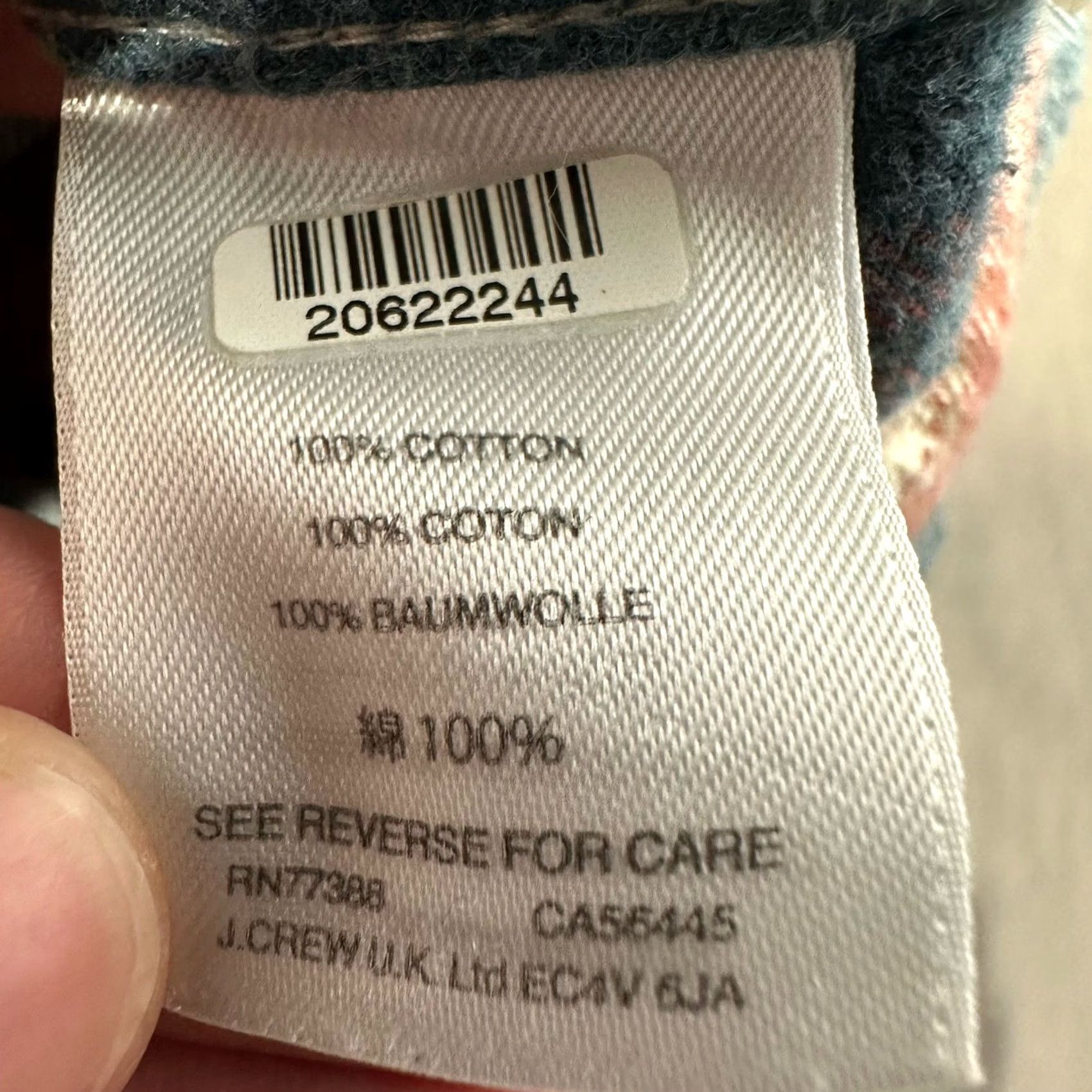 Wallace & Barnes Wallace & Barnes Shirt Mens XL White Blue Plaid Midweight Flannel J6096 EUC Size US XL / EU 56 / 4 - 5 Thumbnail