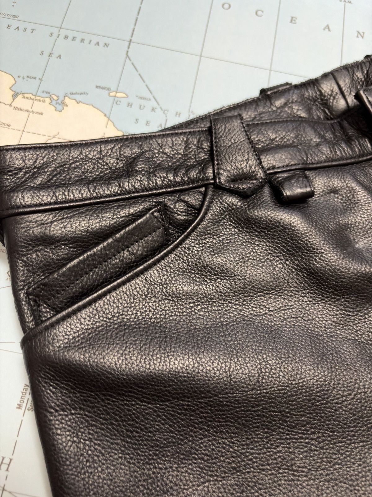 Bill Wall Leather Bill Wall Leather Boot-Cut Leather Pants Size US 32 / EU 48 - 4 Thumbnail