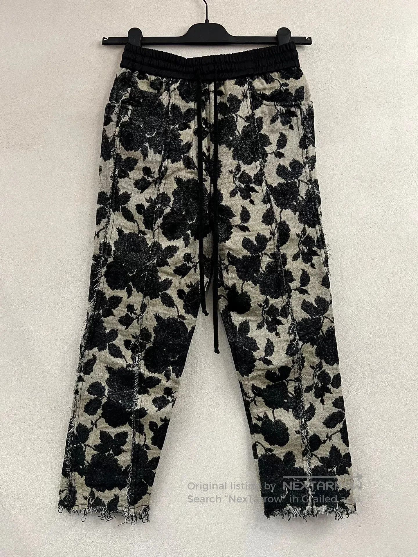 Song For The Mute Floral Patterned Fringe Pants by Song for the Mute. Size 28" / US 6 / IT 42 - 1 Thumbnail