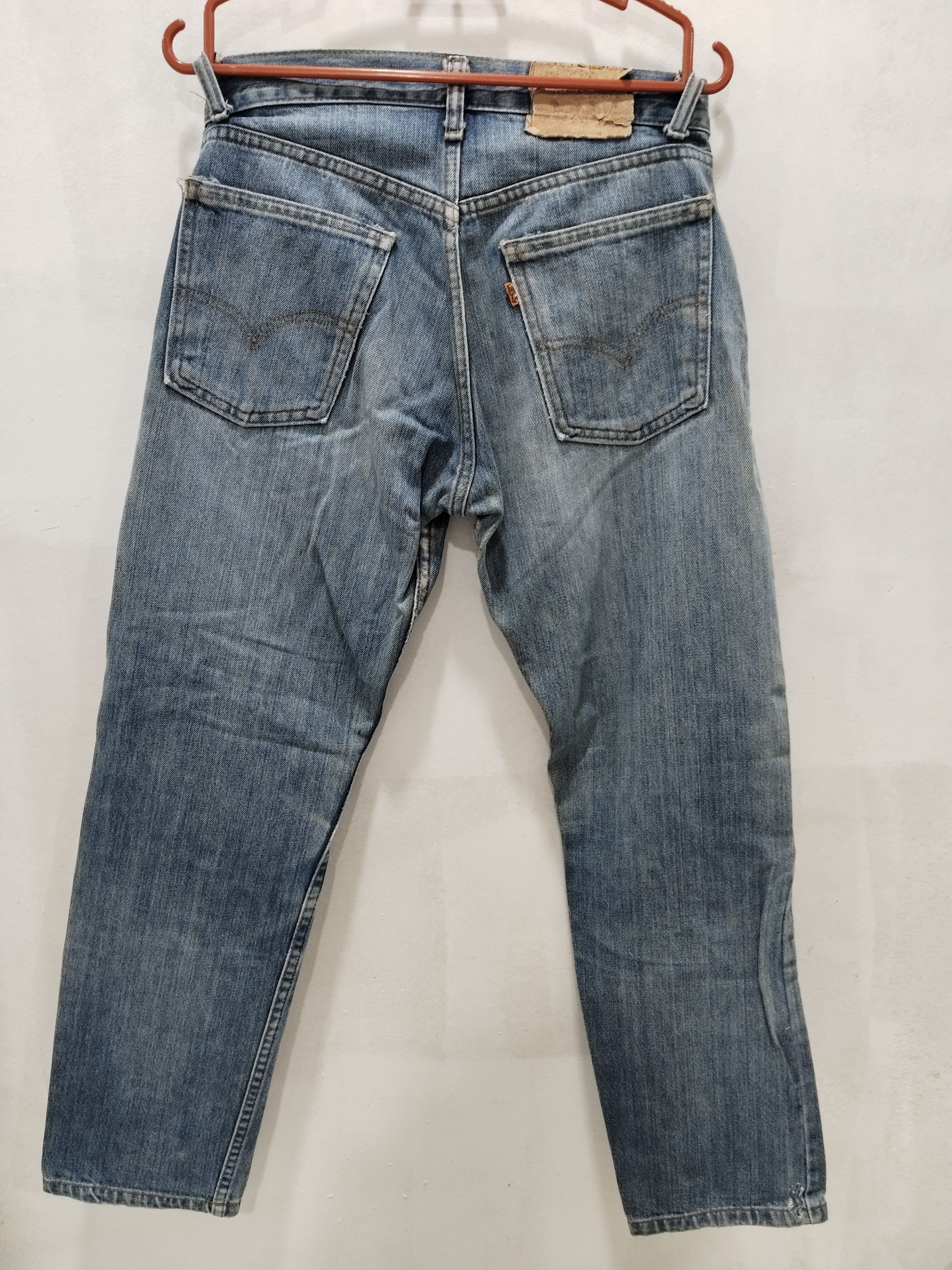 Levi's × Levi's Vintage Clothing × Vintage Vintage 80s Levis Orange Tag Faded Jeans Size US 30 / EU 46 - 2 Thumbnail