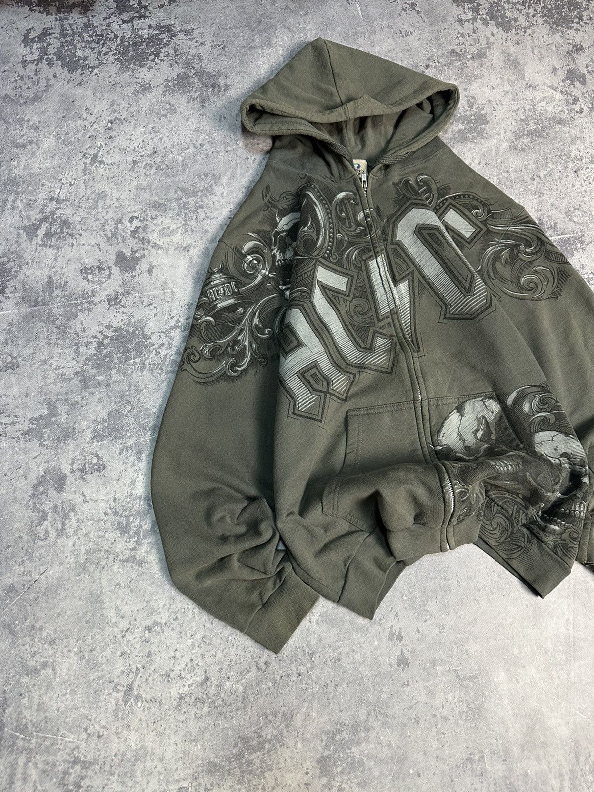 Liquid Blue Vintage 00s AC/DC Night Prowler Liquid Blue Rock Band Hoodie Size US M / EU 48-50 / 2 - 2 Thumbnail