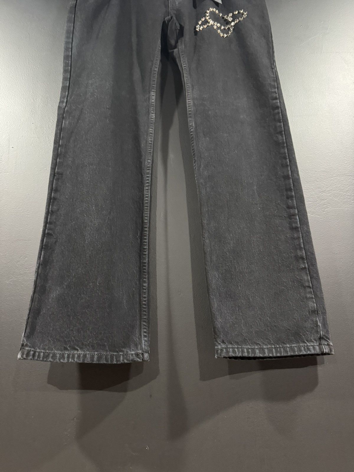 Siberia Hills Siberia Hills Studded Saturn Black Denim Jeans 34 BNWT Size US 34 / EU 50 - 4 Thumbnail