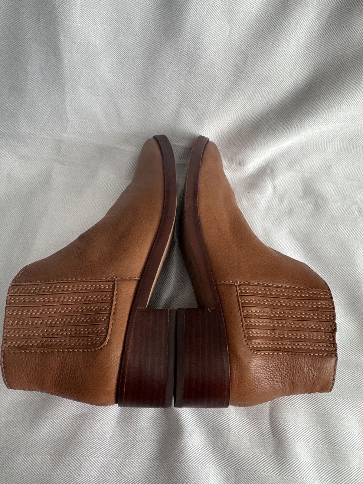 Dolce Vita Women's Tan Leather Chelsea Boots Size US 8 / IT 38 - 5 Thumbnail