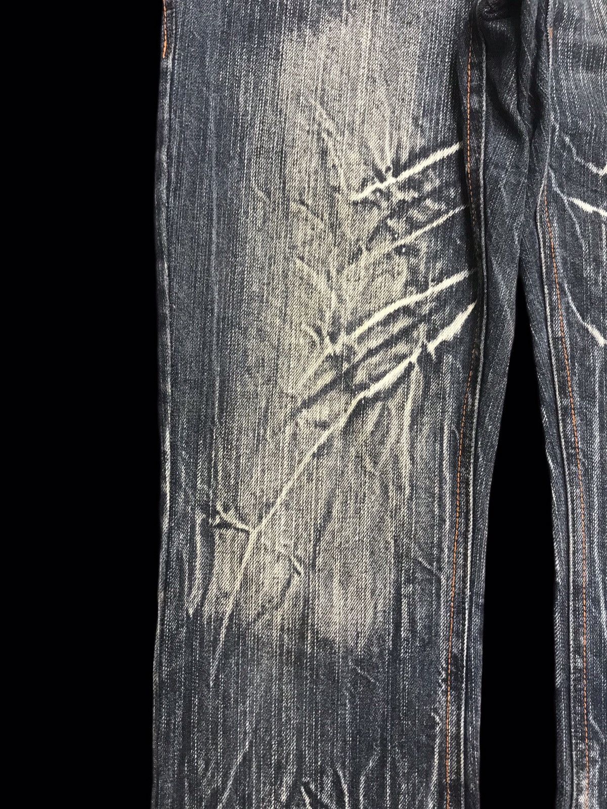 Japanese Brand 💥SICK💥CLONEDEVGRU Rare Thunder Fades Jeans F237 Size US 31 - 7 Thumbnail