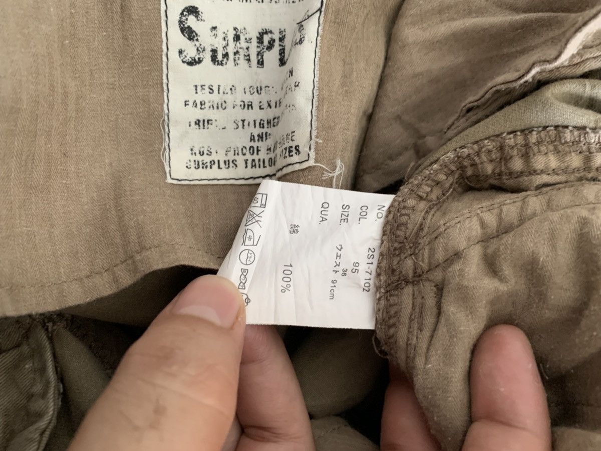 Japanese Brand Surplus Seminary Military Cargo Trousers Size US 34 / EU 50 - 7 Thumbnail