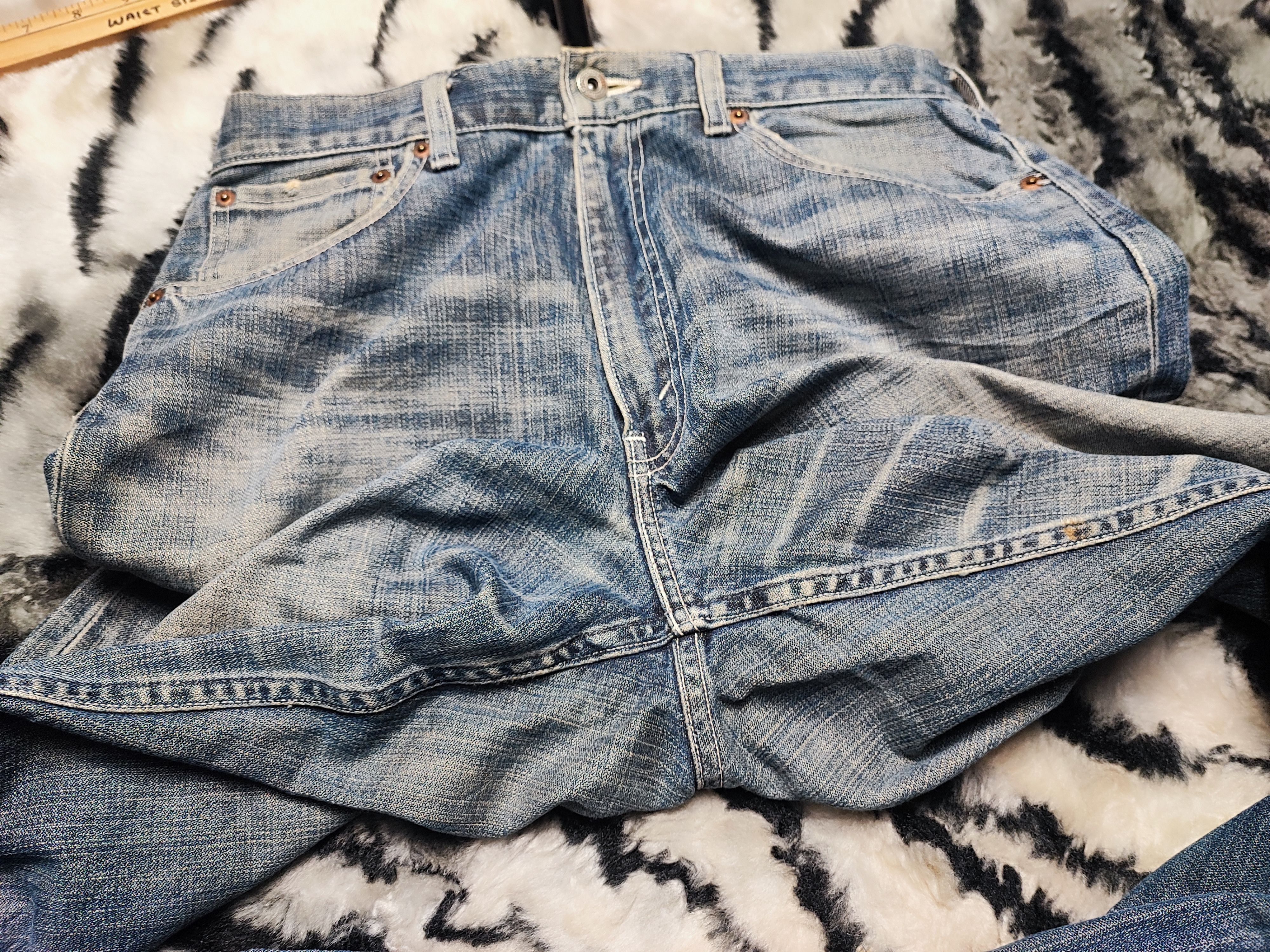 Levi's Vintage Levis 504 Jerky Tag Thrashed ERD Grunge Chrome 30x32 Size US 30 / EU 46 - 11 Thumbnail